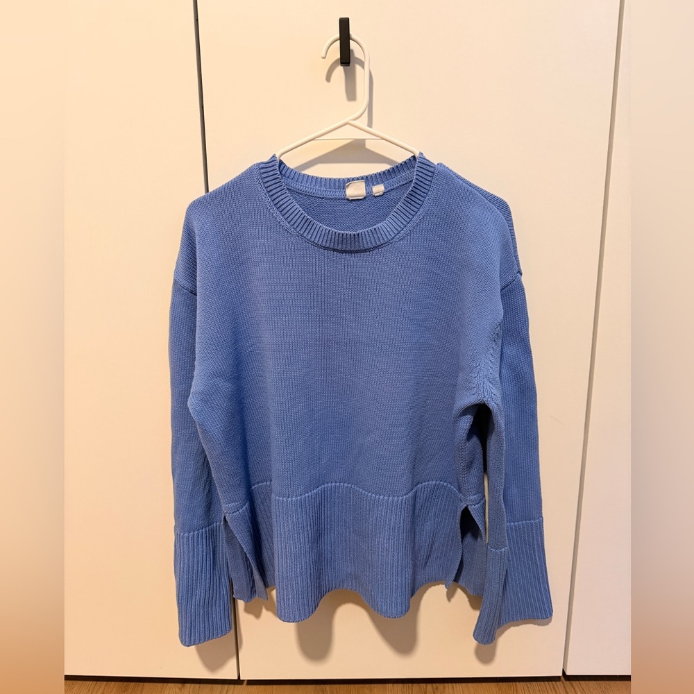 Gap 100% Cotton Split Hem Sweater - image 1